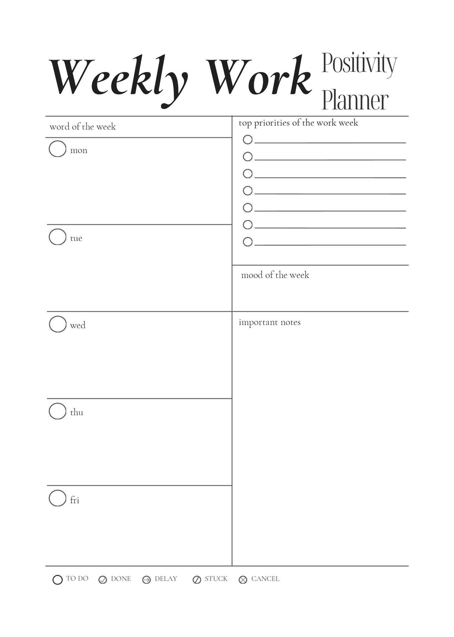 Positivity Planner & Do-It-Yourself Bullet Journal